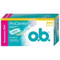 Тампоны O.B. ProComfort Normal, 32шт, Германия, 32 шт