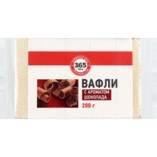 Купить Вафли 365 ДНЕЙ с ароматом шоколада, 200г, Россия, 200 г в Ленте