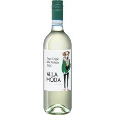 Купить Вино ALLA MODA Пино Гриджио Делле Венеция Венето DOC белое сухое, 0.75л, Италия, 0.75 L в Ленте