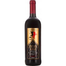 Вино ARETINO Аретино Типичи Тоскана Россо геогр. наим. красное сухое, 0.75л, Италия, 0.75 L