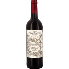 Вино CHATEAU PIERRE PLANTEE Бордо AOP красное сухое, 0.75л, Франция, 0.75 L
