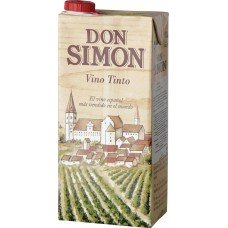 Купить Вино DON SIMON Дон Симон столовое красное сухое, 1л, Испания, 1 L в Ленте