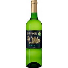 Купить Вино LES GABARES DE BORDEAUX Бордо AOP бел. сух., Франция, 0.75 L в Ленте