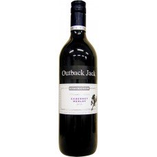Вино OUTBACK JACK Berton Vineyards Каберне Мерло защ. геогр. указ. красное сухое, 0.75л, Австралия, 0.75 L
