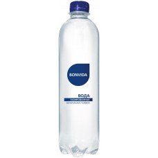 Купить Вода минеральная BONVIDA природная столовая газированная, 0.5л, Россия, 0.5 L в Ленте