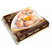 Яйцо куриное РОСКАР Экстра С1 столовое, 25шт, Россия, 25 шт