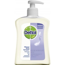 Жидкое мыло для рук DETTOL Антибактериальное с глицерином, для чувствительной кожи, 250мл, Франция, 250 мл