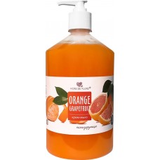 Купить Жидкое мыло MORE DE FLORE Апельсин и грейпфрут, 1л, Россия, 1 л в Ленте