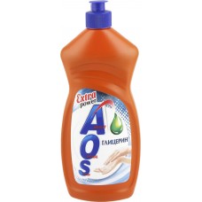 Купить Жидкое средство для мытья посуды AOS Глицерин, 450г, Россия, 450 г в Ленте