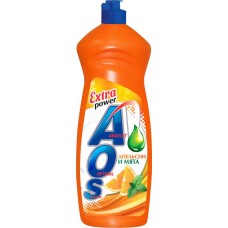 Жидкое средство для посуды AOS Апельсин и мята, 900г, Россия, 900 г
