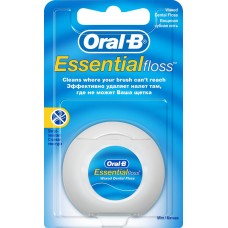 Зубная нить ORAL-B Essential Floss мятная, 50м, Ирландия