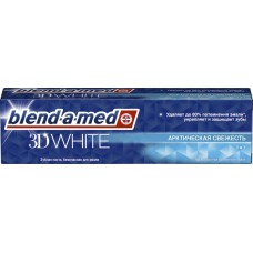 Зубная паста BLEND-A-MED 3D White Арктическая свежесть, 100мл, Россия, 100 мл