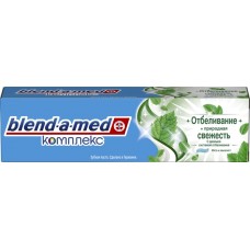 Купить Зубная паста BLEND-A-MED Комплекс Отбеливание+Природная свежесть Мята и эвкалипт, 100мл, Германия, 100 мл в Ленте