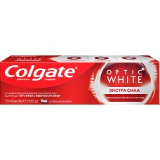 Зубная паста COLGATE Optic White Экстра Сила, 75мл, Россия, 75 мл