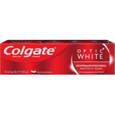 Зубная паста COLGATE Optic White Искрящаяся белизна отбеливающая, 75мл, Китай, 75 мл