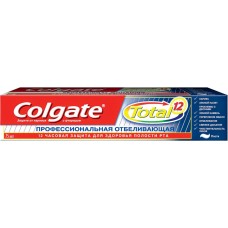 Зубная паста COLGATE Total 12 Профессиональная отбеливающая, 75мл, Китай, 75 мл