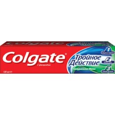 Зубная паста COLGATE Тройное действие, 100мл, Китай, 100 мл