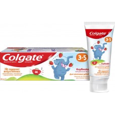 Зубная паста детская COLGATE Kids Клубника с фторидом, 3–5 лет, 60мл, Китай, 60 мл