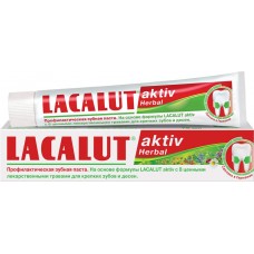 Купить Зубная паста LACALUT Aktiv Herbal, 75мл, Германия, 75 мл в Ленте