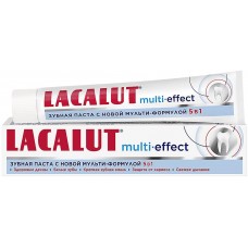 Зубная паста LACALUT Multi-effect, 75мл, Россия, 75 мл