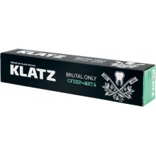 Зубная паста мужская KLATZ Brutal Only Супер-мята, 75мл, Россия, 75 мл