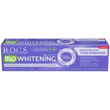 Купить Зубная паста R.O.C.S. BioWhitening Безопасное отбеливание, 94г, Россия, 94 г в Ленте