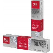 Купить Зубная паста SPLAT Special Silver для защиты от бактерий освежающая, 75мл, Россия, 75 мл в Ленте