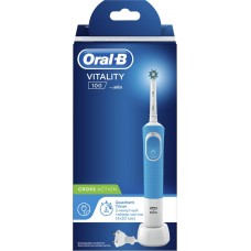 Зубная щетка электрическая ORAL-B Vitality D100 CrossAction, голубая, Германия